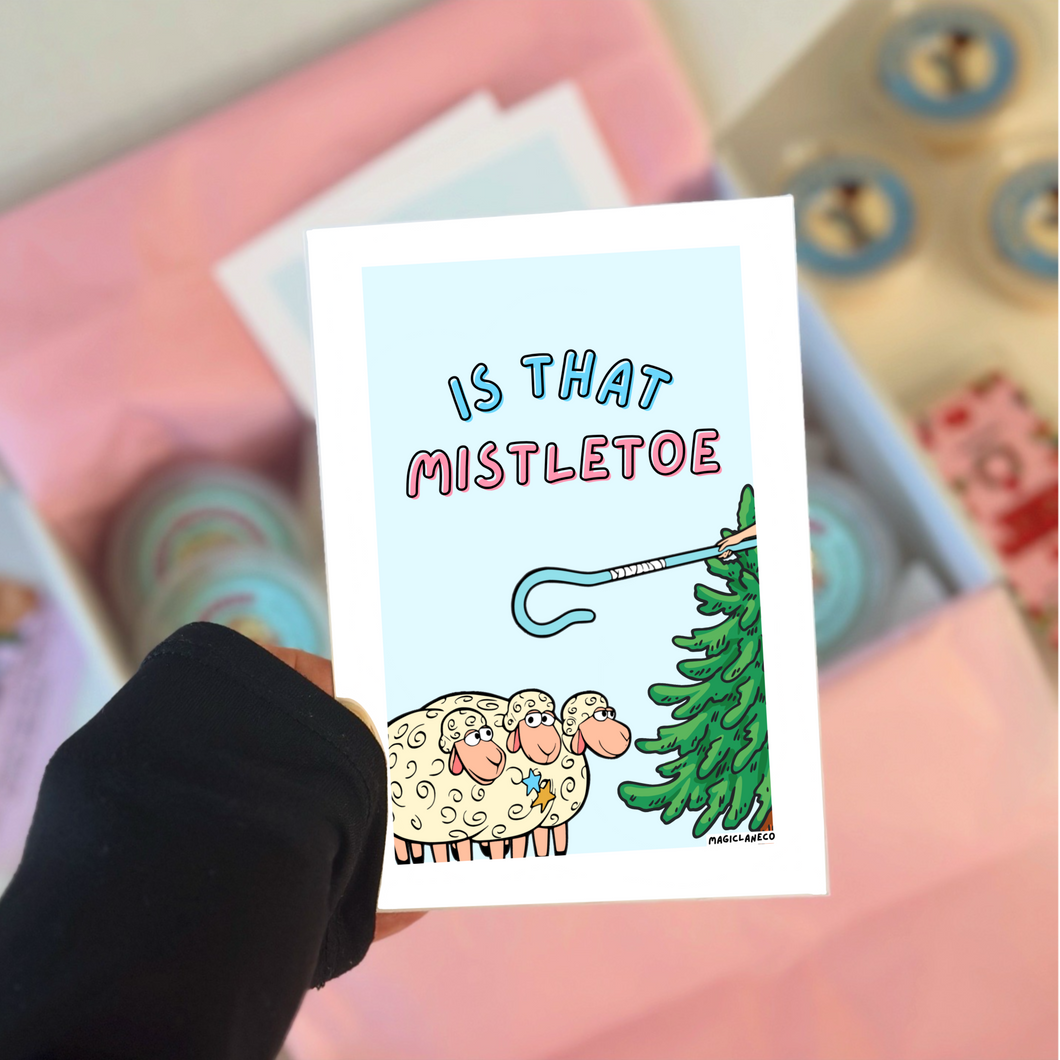 Is that mistletoe? | Mini Print